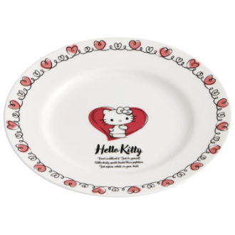 ハローキティ プレート皿 19㎝ ドローイング