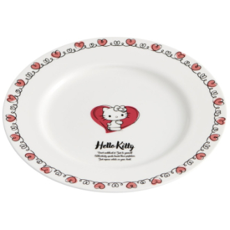 ハローキティ プレート皿 23㎝ ドローイング