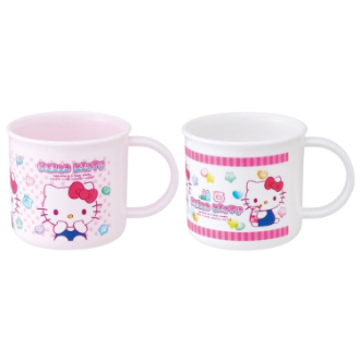 ハローキティ 抗菌プラコップ２個セット マシュグミ