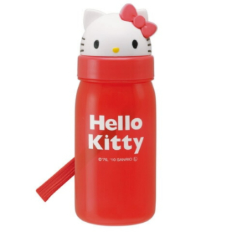 ハローキティ ダイカットストローボトル 350ml