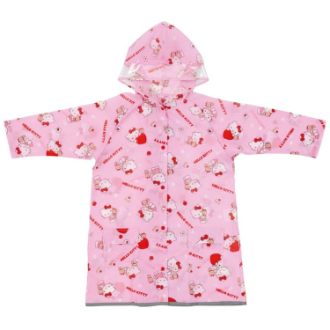 ハローキティ リュック・ランドセル対応レインコート お友だち