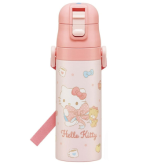 ハローキティ 超軽量ダイレクトボトル 470ml ビックリボン
