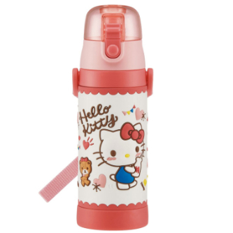 ハローキティ ３Ｄロック付ダイレクトボトル おやつタイム