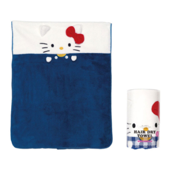 ハローキティ 吸水速乾ヘアドライタオル