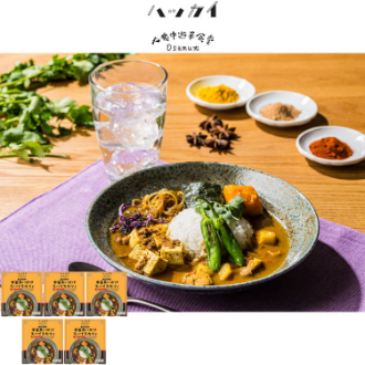 〔なにわ名店横丁！直送便〕大衆中遊華食堂ハッカイ あいがけスパイスカリィ 6635-50