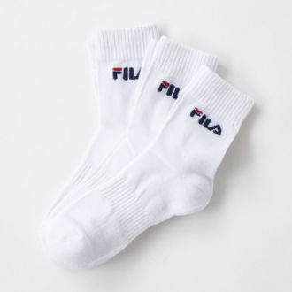 【FILA GOLF】メンズ ゴルフ 3Pソックスミドル　WT