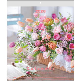 【2026年カレンダー・手帳】Ｆｌｏｗｅｒウォールカレンダー