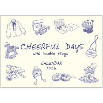 【2026年カレンダー・手帳】チヤフルデイズ 壁掛けカレンダー