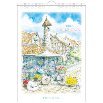 【2026年カレンダー・手帳】内田新哉 壁掛けカレンダー