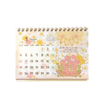 【2026年カレンダー・手帳】クローズピン もんA6卓上カレンダー
