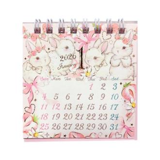 【2026年カレンダー・手帳】クローズピン たけいみきミニ卓上カレンダー