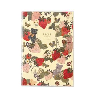 【2026年カレンダー・手帳】クローズピン トモコA6マンスリースケジュール帳 SB96502