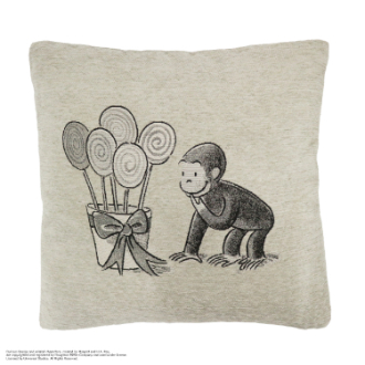 おさるのジョージ キャンディジョージ Gクッション　キャンディ