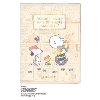 【2026年カレンダー・手帳】APJ B6 コミックデザインダイアリー ピーナッツ コミックデザイン