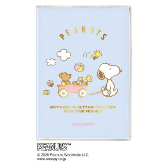 【2026年カレンダー・手帳】APJ A6 マンスリーピーナッツダイアリー オモチャ