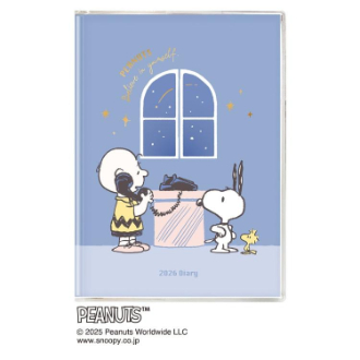 【2026年カレンダー・手帳】APJ B6 ガントチャートピーナッツダイアリー 電話