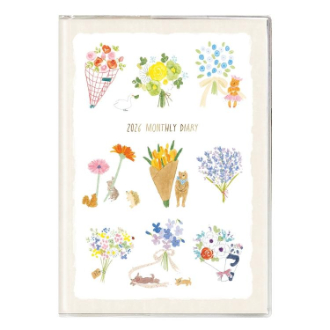 【2026年カレンダー・手帳】APJ A6 ファミリーダイアリー いわぶちさちこ