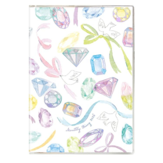 【2026年カレンダー・手帳】APJ A6 マンスリーダイアリー いわぶちさちこ 宝石