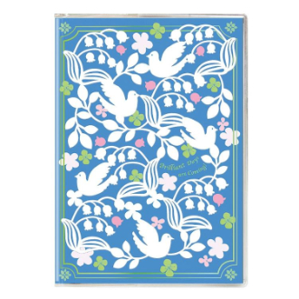 【2026年カレンダー・手帳】APJ A6 マンスリーダイアリー 切り絵 バード