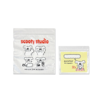 scooty studio ジッパーバッグセット マイケル