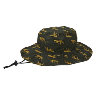 【KiU】UV&RAIN パッカブルサファリハット 2ND レオパード