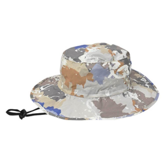 【KiU】UV&RAIN パッカブルサファリハット 2ND スプラッシュカモフラ