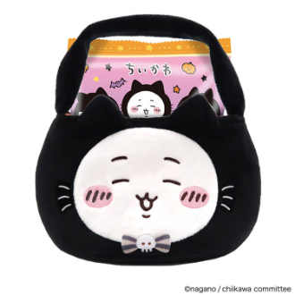 ちいかわ　ハロウィン　黒猫　ピザ　② ちいかわ ハロウィン 黒猫のマスコット おそろいなピザ