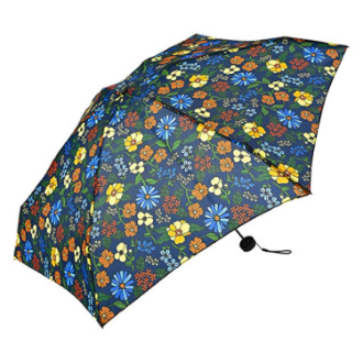 【KiU】キウコンパクトアンブレラ サイケデリックフラワー