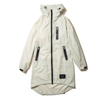 【KiU】キウレインジップアップ オフホワイト