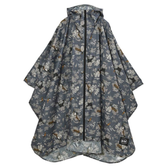 【KiU】キウレインポンチョ 2ND サファリアニマル