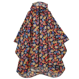 【KiU】キウレインポンチョ 2ND ペイントブロッサム