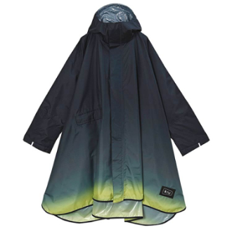 【KiU】キウスタンダードレインポンチョ 2ND グラデーションネイビー