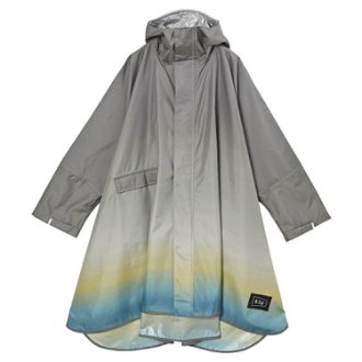 【KiU】キウスタンダードレインポンチョ 2ND グラデーションベージュ