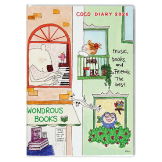 【2026年カレンダー・手帳】ココちゃん／サカモトリョウ手帳 CD-1372-RY