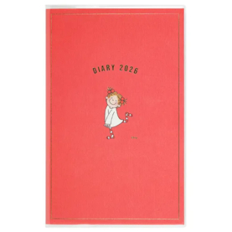 【2026年カレンダー・手帳】ココちゃん スリムノートダイアリー CD-1396-RY