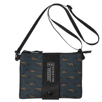 【KiU】キウエチケットポーチ 2ND レオパード