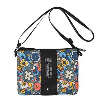 【KiU】キウエチケットポーチ 2ND ハッピーフラワー