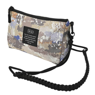 【KiU】パラコードサコッシュポーチ スプラッシュカモフラ