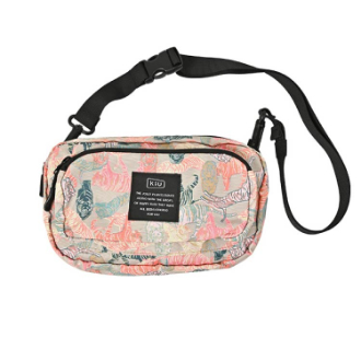 【KiU】300D フロントポケットミニショルダーバッグ ブライトタイガー