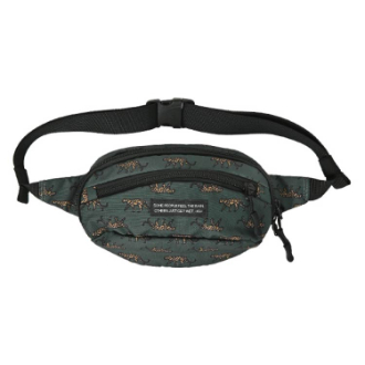 【KiU】300D ボディバッグ ミニ レオパード