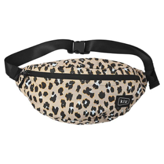 【KiU】ウォータープルーフボディバッグ カラーレオパード