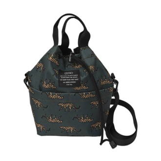 【KiU】600D ポケッタフルミニバッグ レオパード