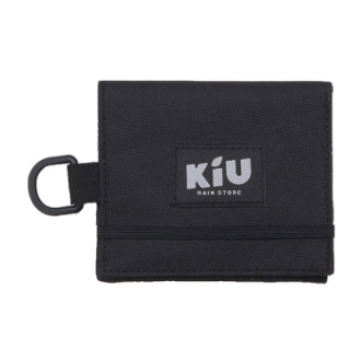 【KiU】ウォーターリペレント ウォレット タイプ-C ブラック