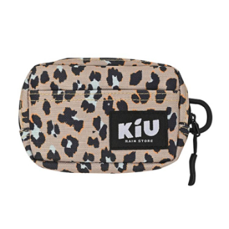 【KiU】ウォーターリペレントポーチ M カラーレオパード