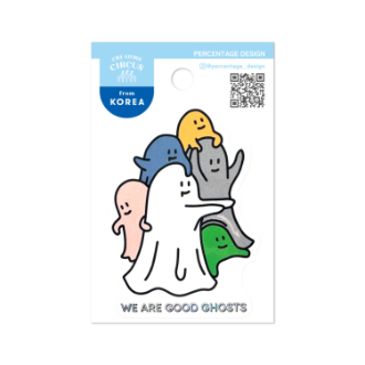 クリエイターズサーカス ステッカー ウィーアーグッドゴースツ PERCENTAGE DESIGN