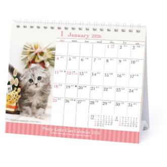 【2026年カレンダー・手帳】APJ 仔猫 卓上カレンダー