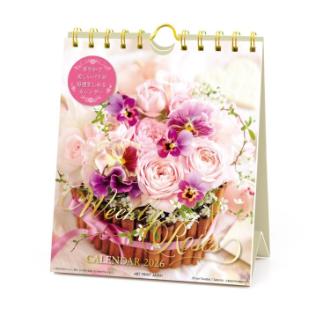 【2026年カレンダー・手帳】APJ Weekly Rose(週めくり) 卓上・壁掛けカレンダー