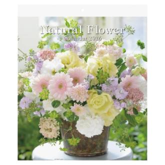 【2026年カレンダー・手帳】APJ ナチュラルフラワー 壁掛けカレンダー