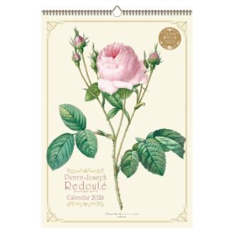 【2026年カレンダー・手帳】APJ ルドゥーテ(ばらの香り付) 壁掛けカレンダー