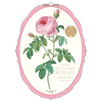 【2026年カレンダー・手帳】APJ ルドゥーテ(オーバル・ばらの香り付) 壁掛けカレンダー